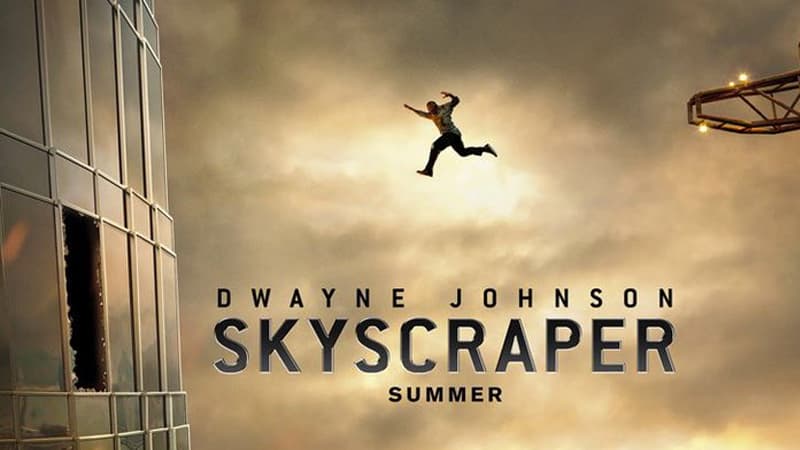 The Rock's "Skyscraper" Jump meme template - The Rock Skyscraper Jump
