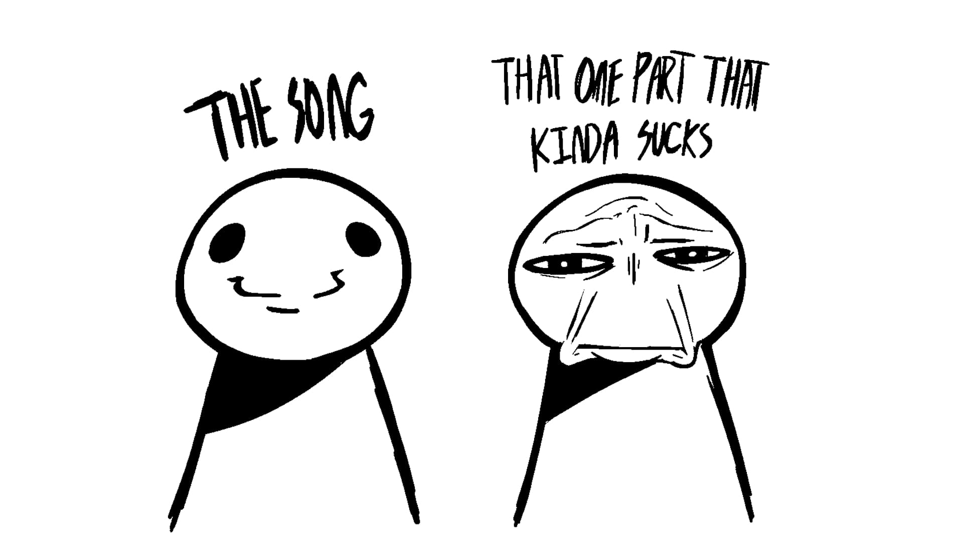 The Song / That One Part That Kinda Sucks meme template - The Song That One Part That Kinda Sucks