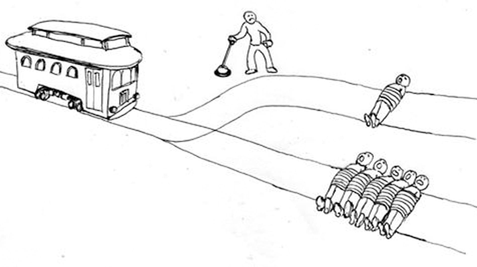 The Trolley Problem meme template - Trolley Problem