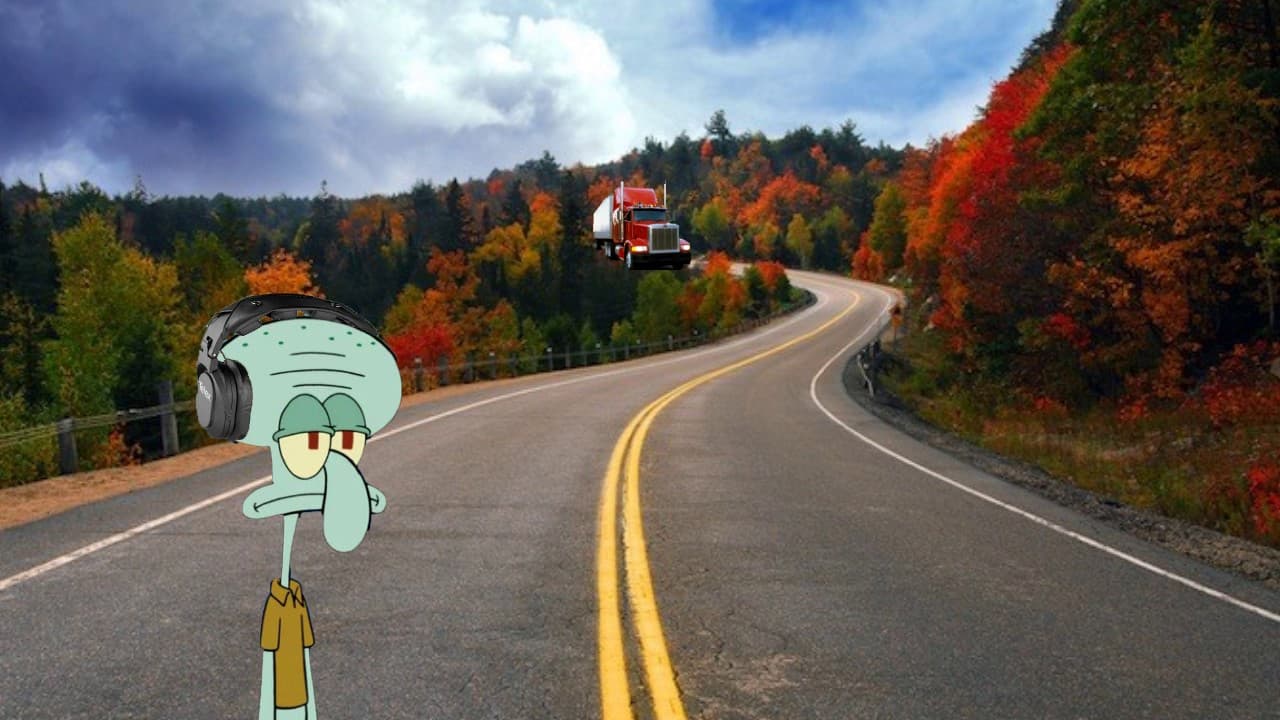 The Truck's Coming / Oh My God He Has AirPods In meme template - AirPods