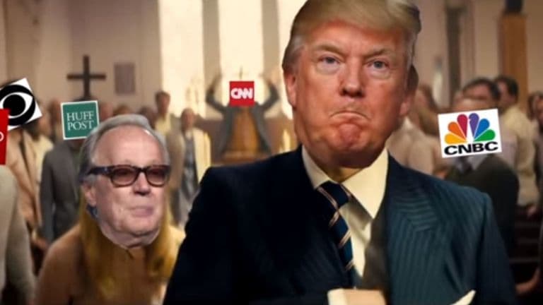 The Trumpsman meme template - The Trumpsman