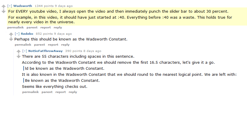 The Wadsworth Constant meme template - Wadsworth Constant