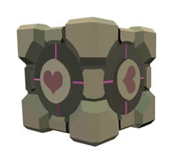 The Weighted Companion Cube meme template - Weighted Companion Cube