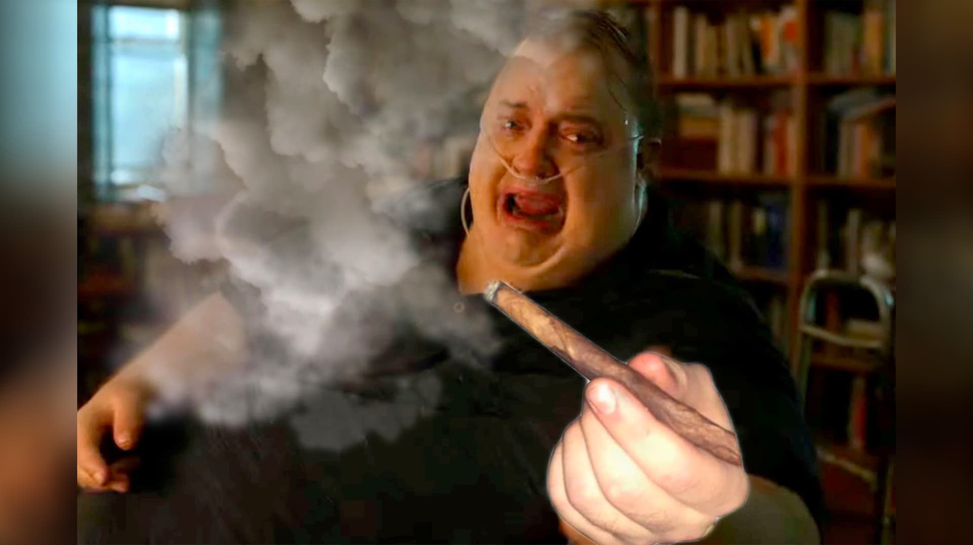 The Whale Passing a Blunt meme template - Whale Passing a Blunt