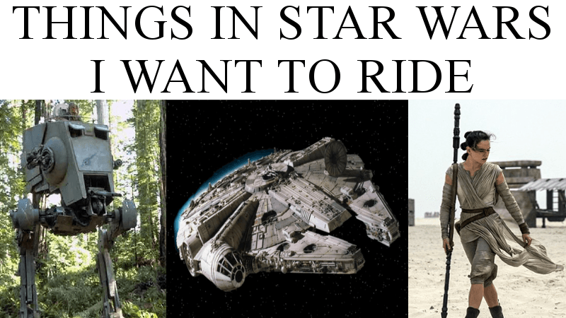 Things I Want to Ride meme template - Things I Want to Ride