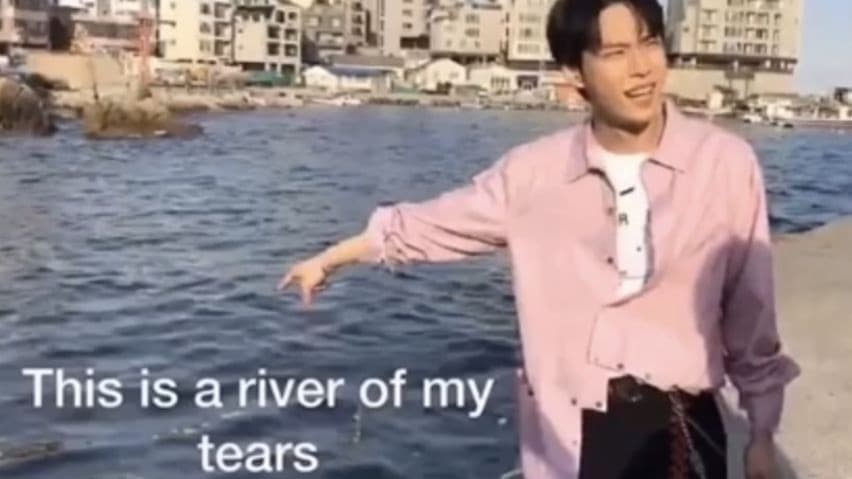 This Is a River of My Tears meme template - This Is a River of My Tears