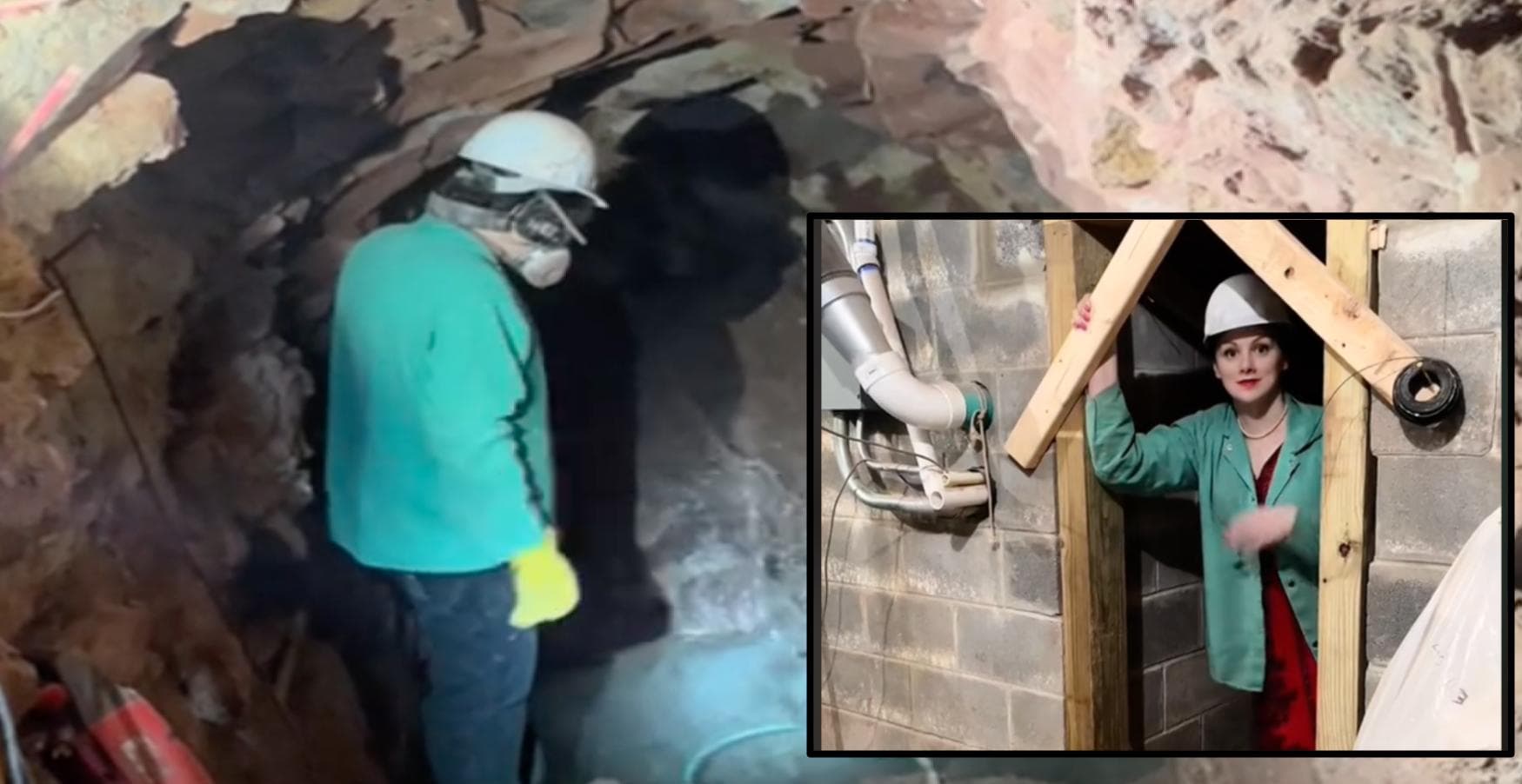 TikTok Tunnel Girl meme template - TikTok Tunnel Girl