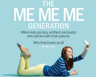 Time Magazine Cover: Me Me Me Generation meme template - Time Magazine Maker