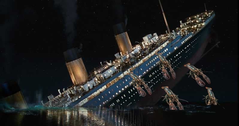 Titanic Lobsters meme template - Titanic Lobsters