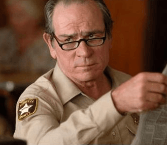Tommy Lee Jones With A Newspaper meme template - Tommy Lee Jones Newspaper