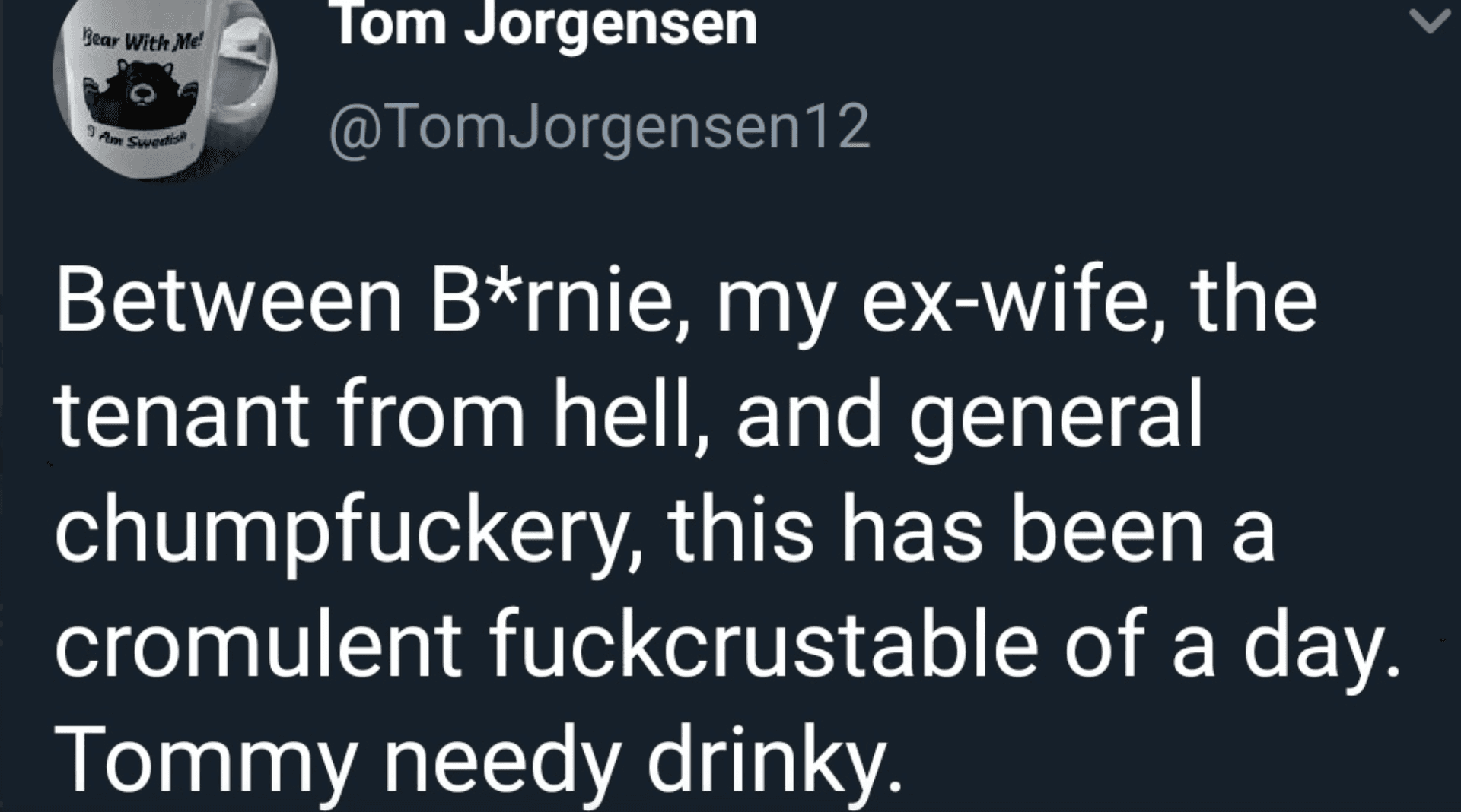 Tommy Needy Drinky meme template - Tommy Needy Drinky