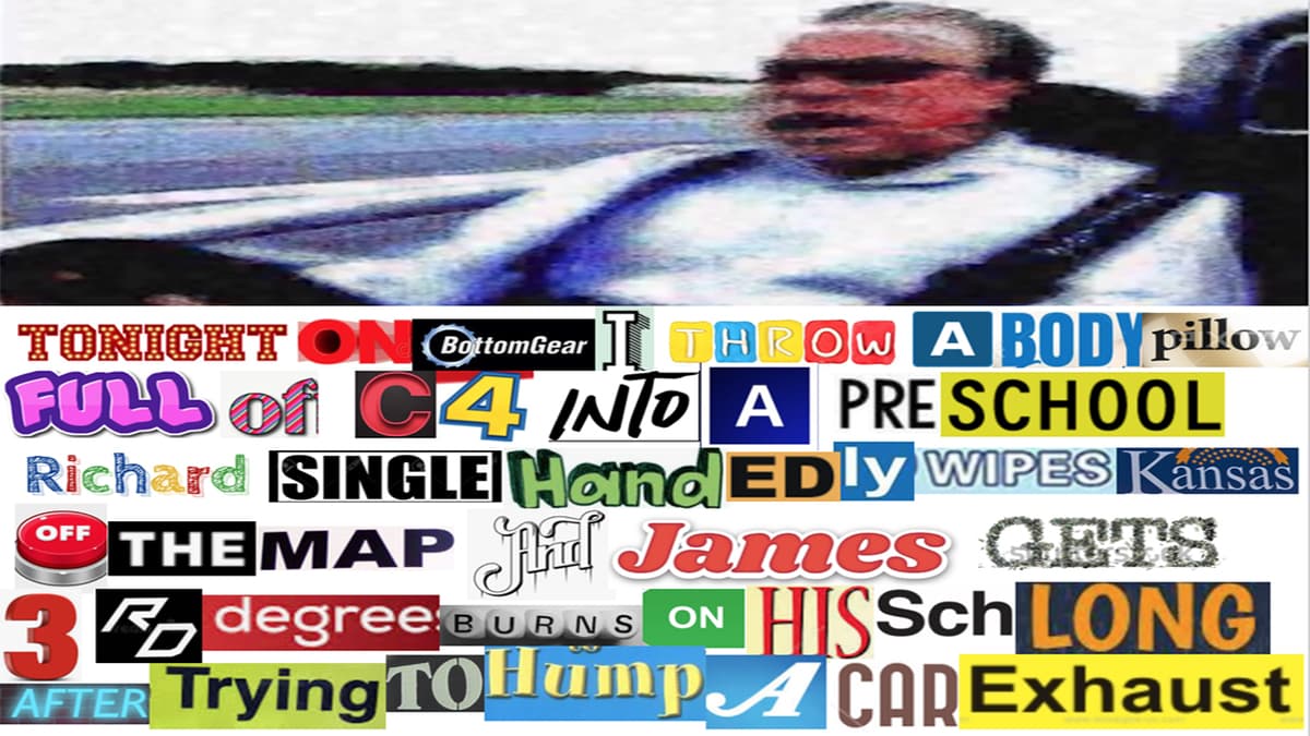 Tonight On Bottom Gear meme template - Tonight On Bottom Gear