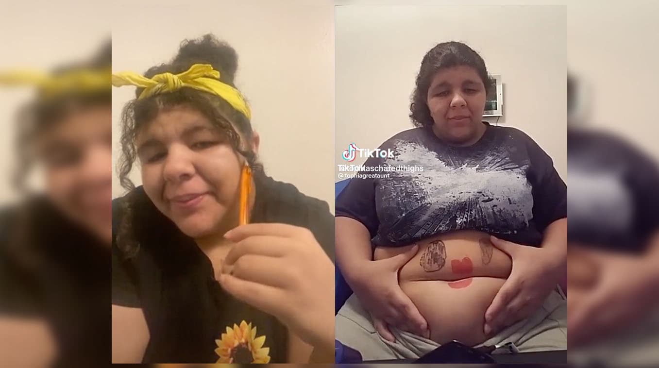 Tophiachu (TikTok Lolcow) meme template - Tophiachu
