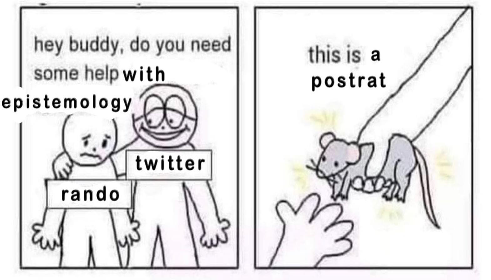 TPOT / PostRat meme template - TPOT