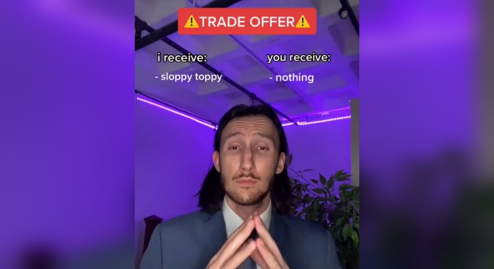 Trade Offer meme template - Trade Offer