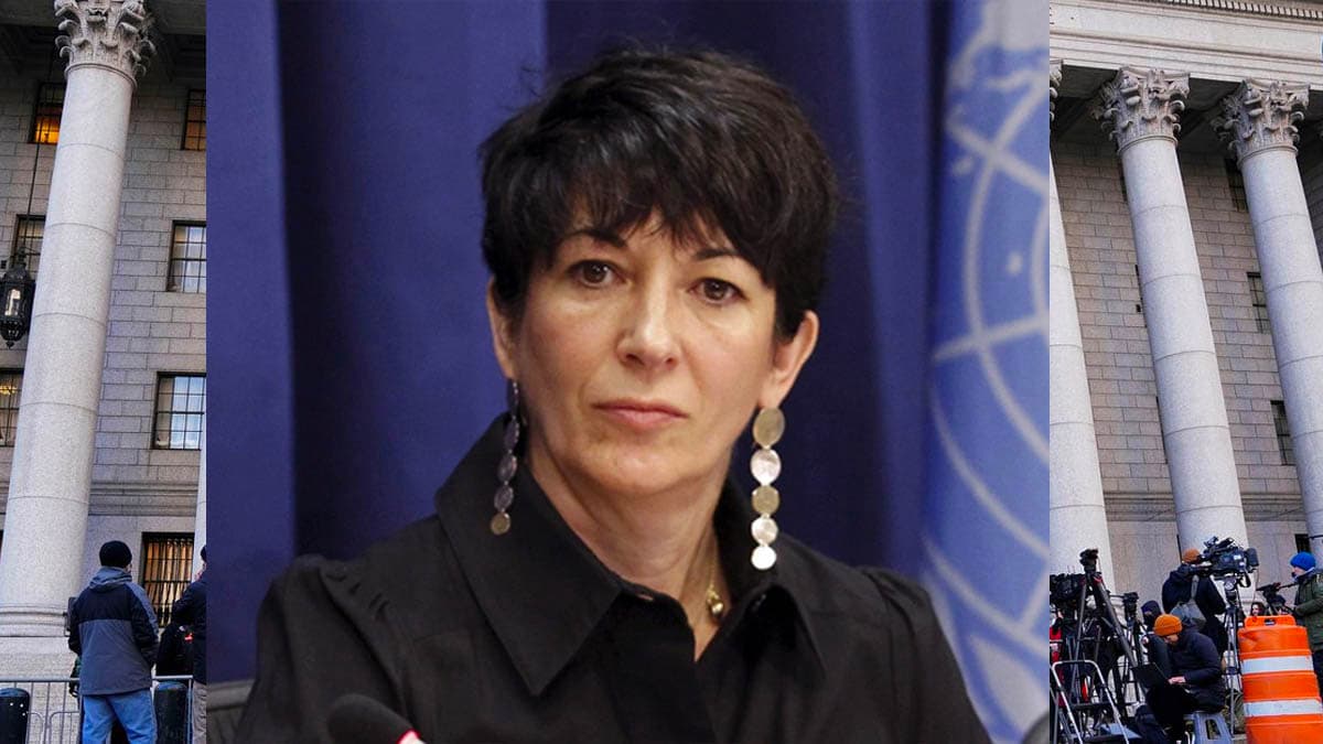 Trial of Ghislaine Maxwell meme template - Ghislaine Maxwell