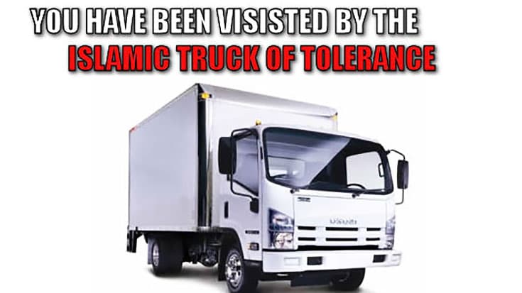 Truck of Peace meme template - Truck of Peace
