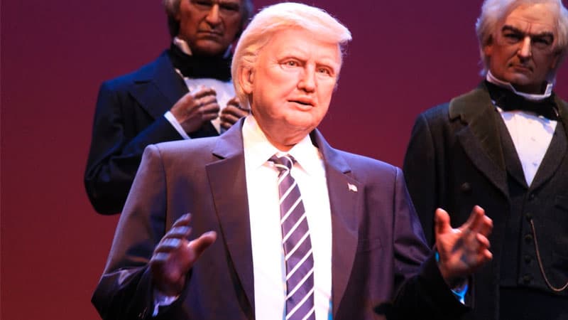 Trump Hall of Presidents Robot meme template - Trump Robot