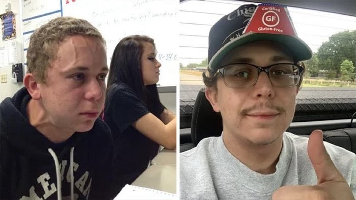 Trying to Hold a Fart Next to a Cute Girl in Class meme template - Trying to Hold a Fart