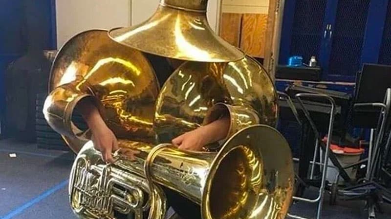 Tuba Man / Tuba Boss meme template - Tuba Man