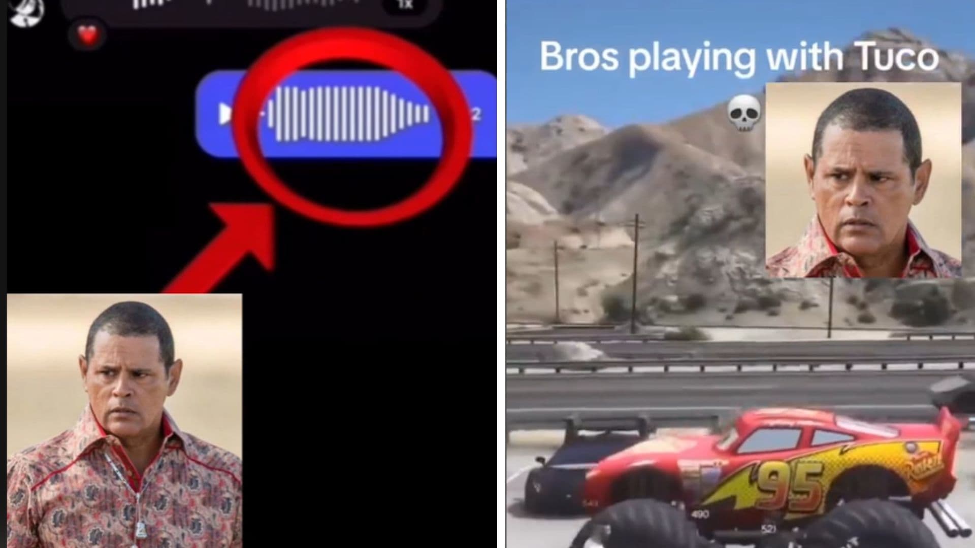 Tuco "GET OUT" Scream meme template - Tuco Get Out