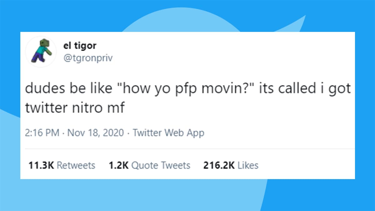 Twitter Nitro meme template - Twitter Nitro