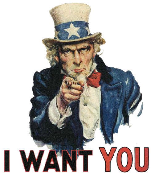 Uncle Sam's "I Want You" Poster meme template - Uncle Sam I Want You
