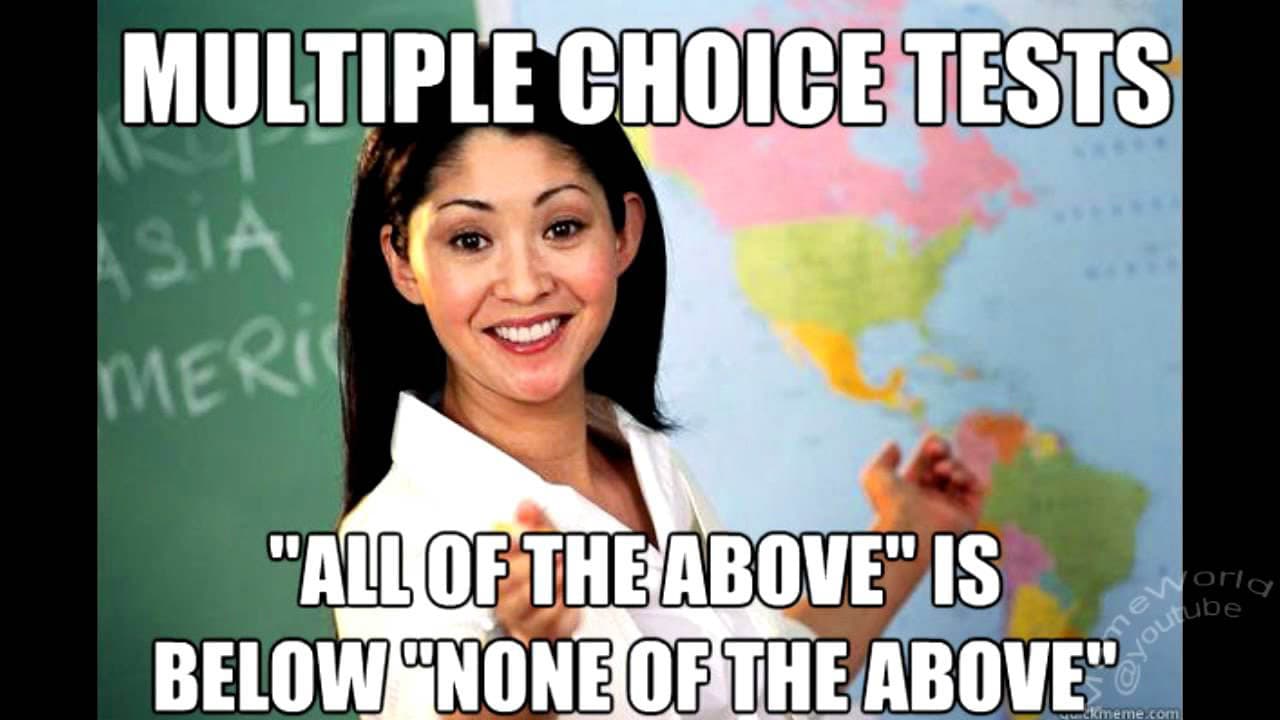 Unhelpful High School Teacher meme template - Unhelpful High School Teacher