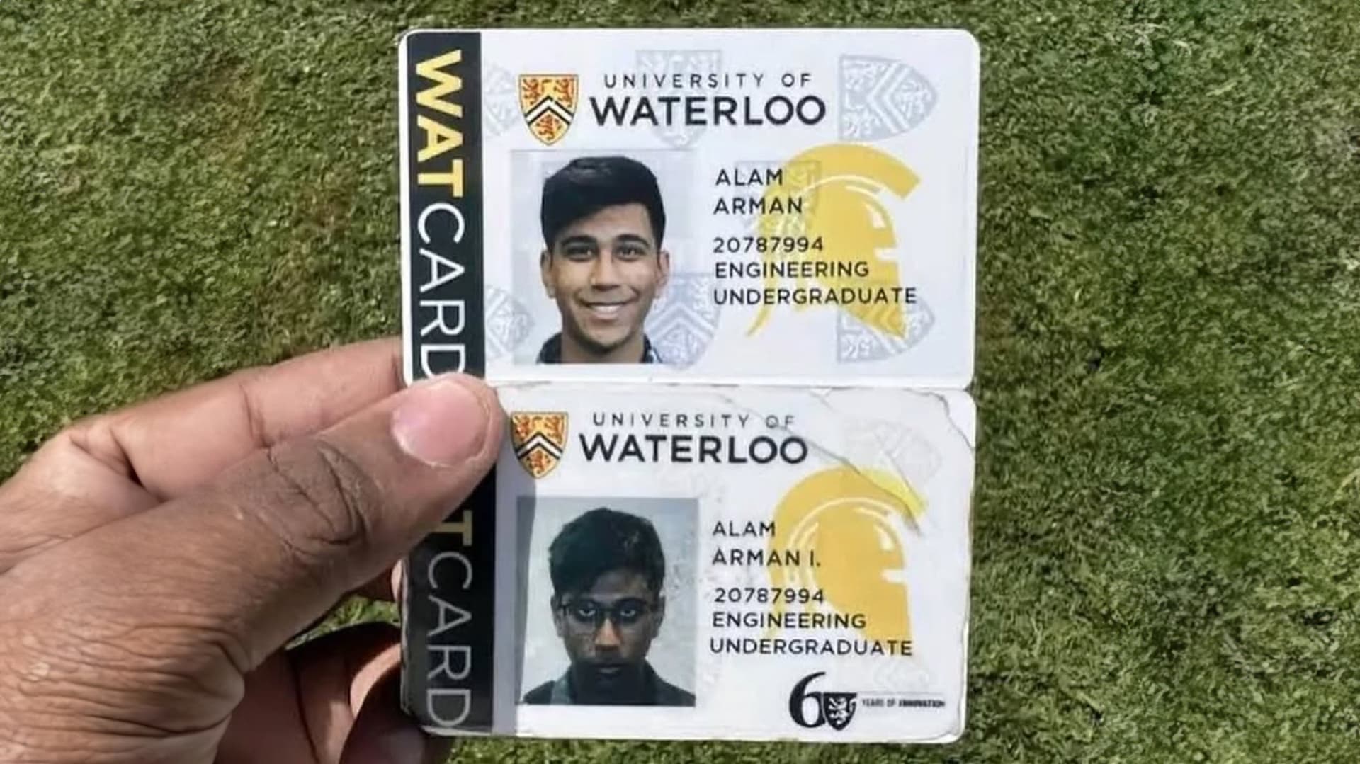 University of Waterloo Student ID meme template - University of Waterloo Student ID