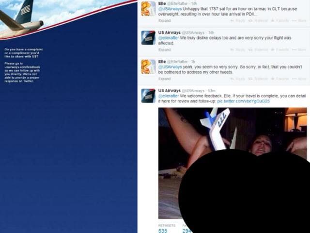 US Airways Porn Tweet Gaffe meme template - US Airways Tweet
