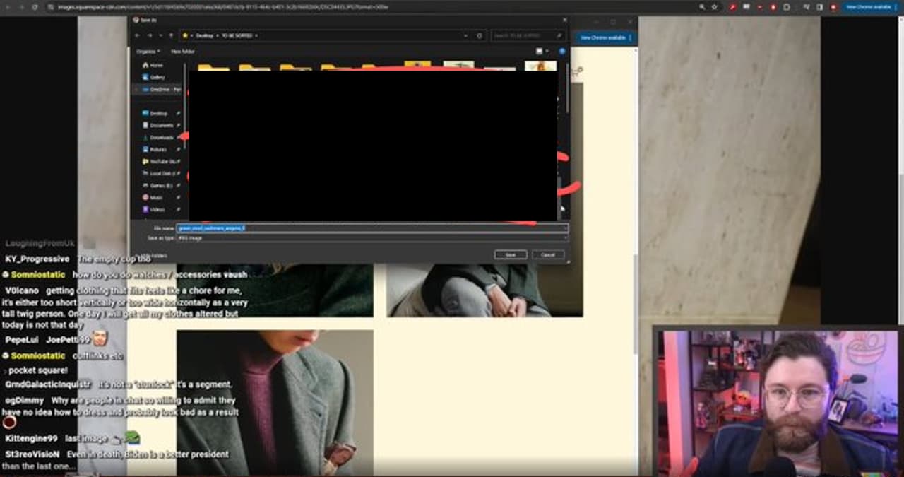 Vaush Opens Porn Folder On Stream meme template - Vaush Porn Folder