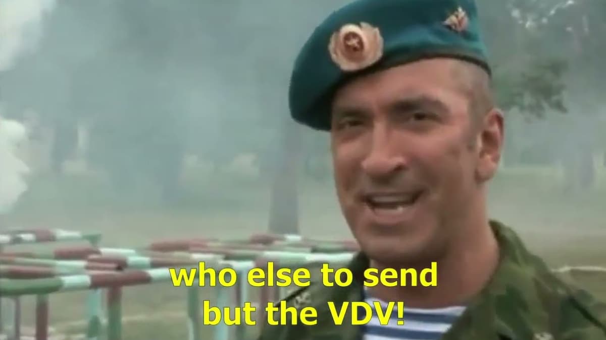 VDV / Russian Airborne Forces meme template - VDV
