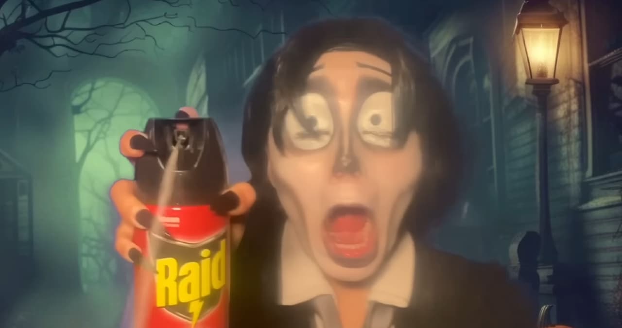 Victor Van Dort Spraying Raid and Screaming meme template - Victor Van Dort Raid