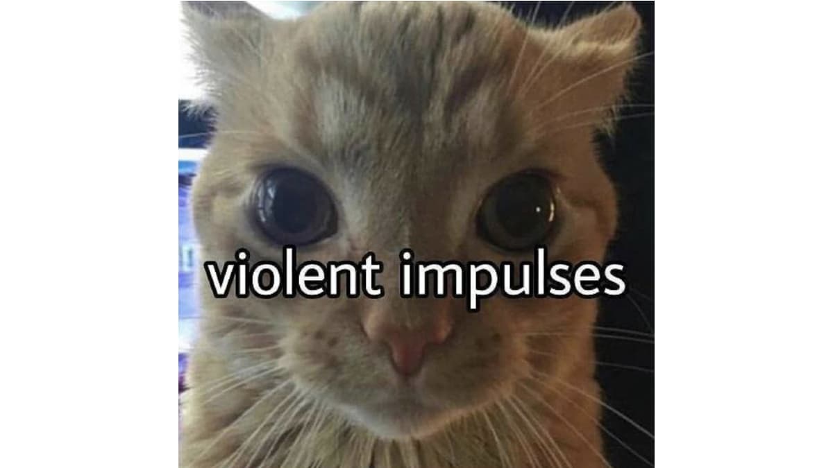 Violent Impulses meme template - Violent Impulses