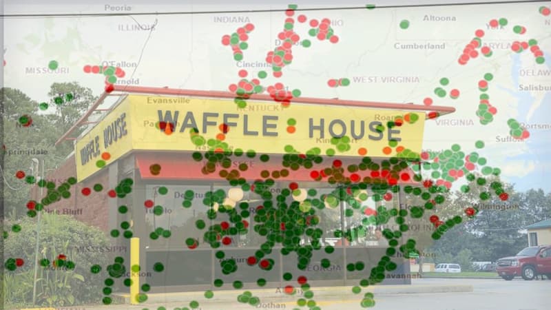 Waffle House Index meme template - Waffle House Index