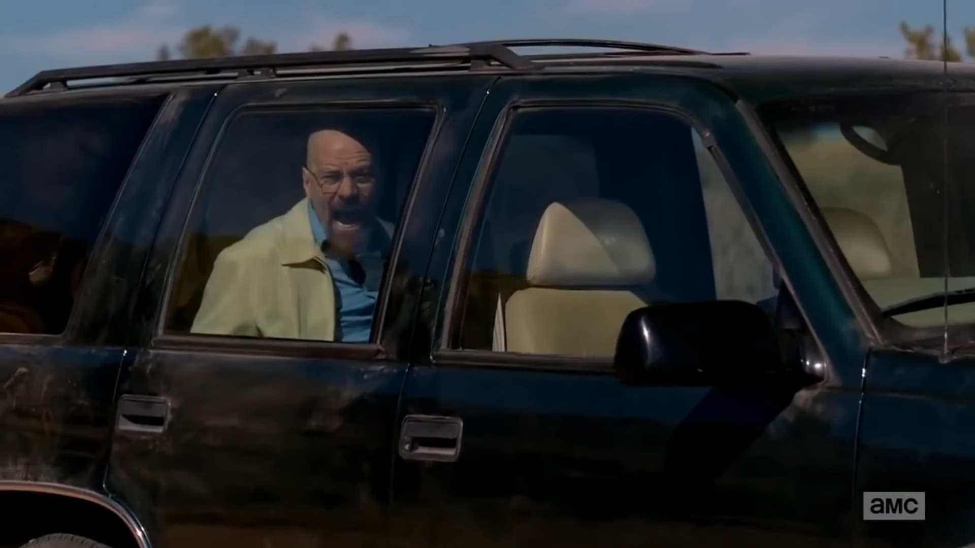 Walt Screaming in a Car meme template - Walt Screaming in a Car