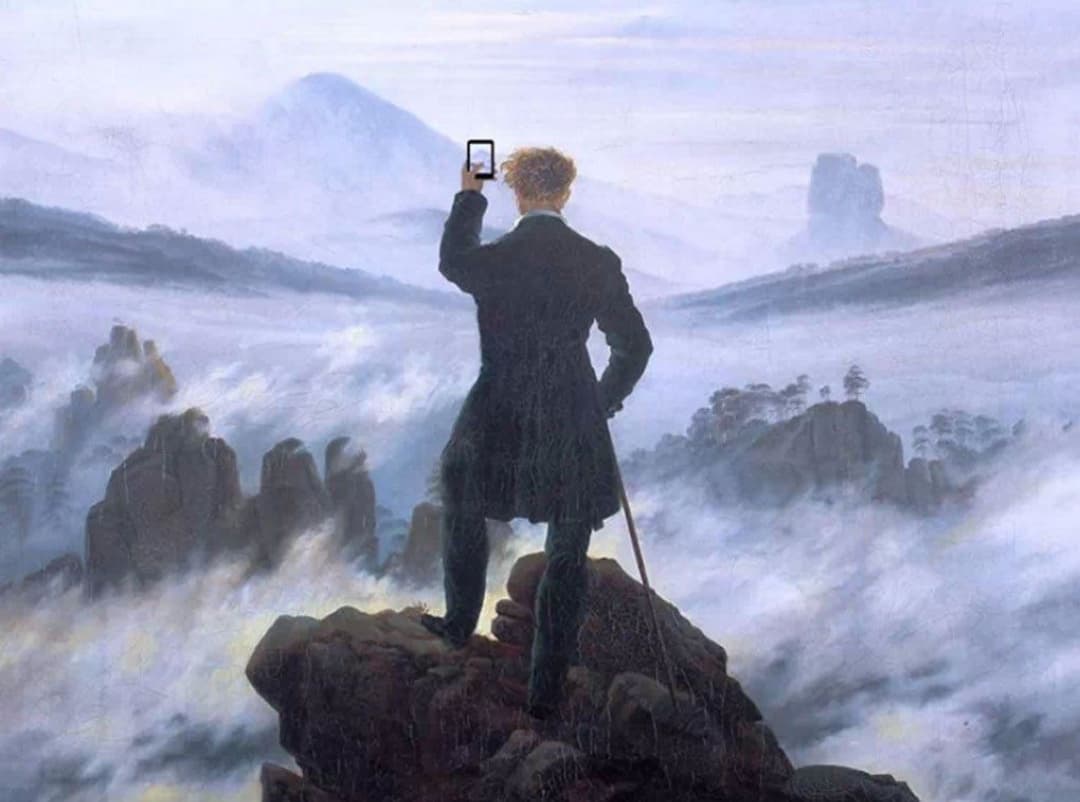 Wanderer Above The Sea Of Fog meme template - Wanderer Above The Sea Of Fog