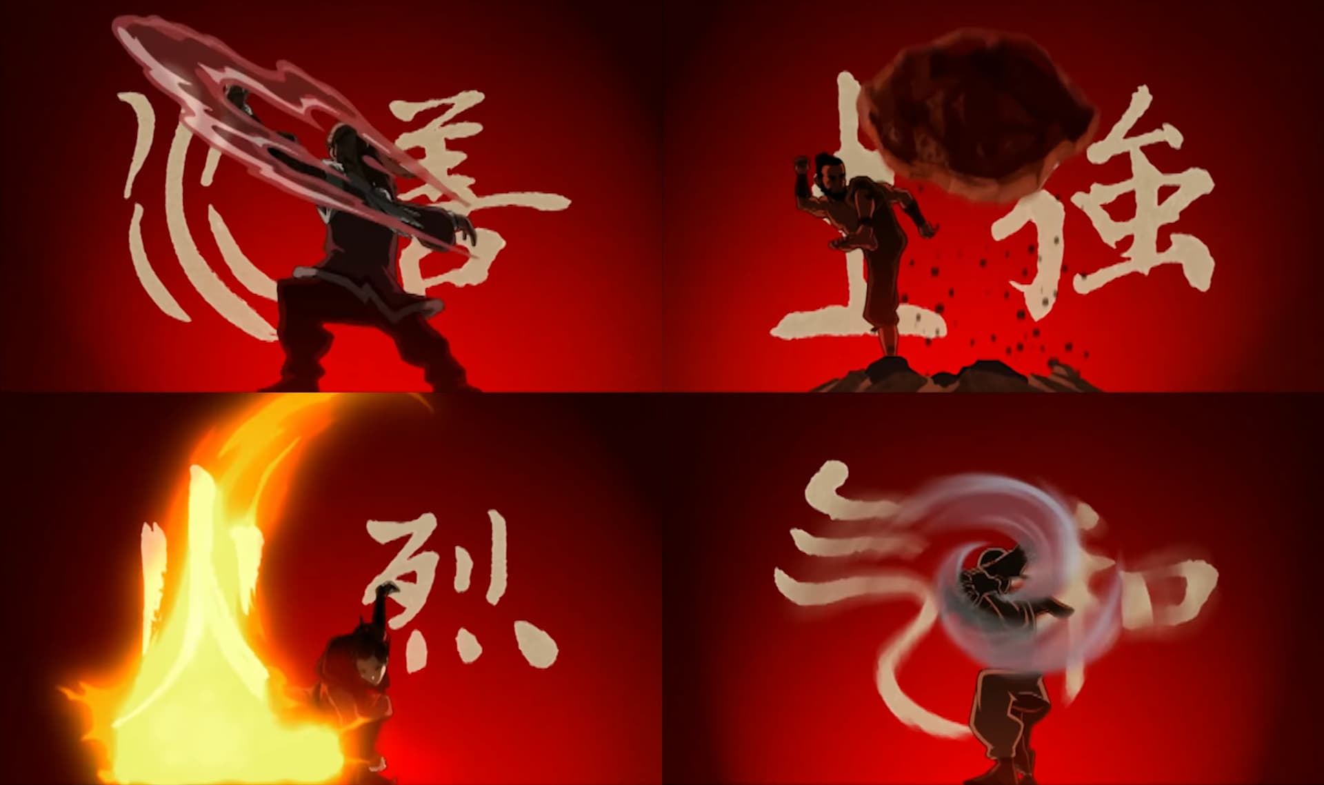 Water. Earth. Fire. Air. meme template - Water Earth Fire Air