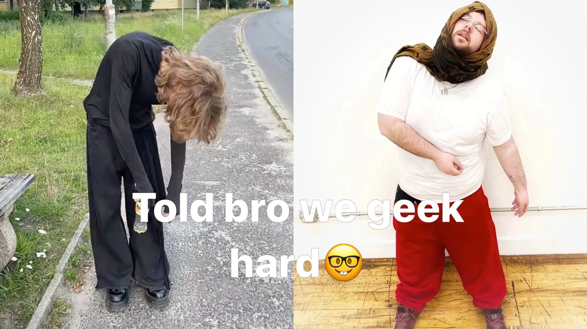 We Geek Hard meme template - We Geek Hard