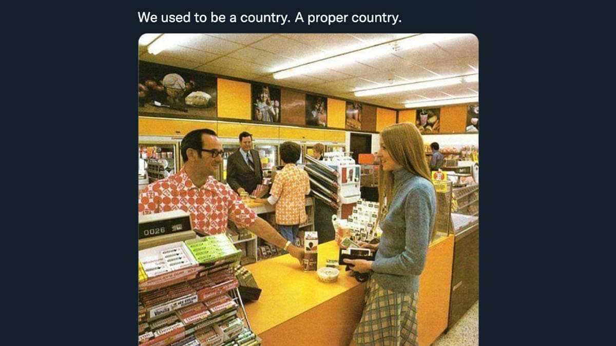 We Used To Be A Country. A Proper Country meme template - We Used To Be A Country