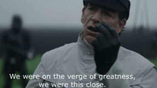 We Were on the Verge of Greatness meme template - We Were on the Verge of Greatness
