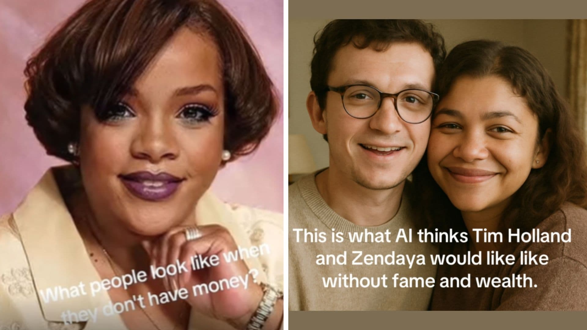 What Celebs Would Look Like Without Fame and Wealth Trend meme template - Celebs Without Fame and Wealth