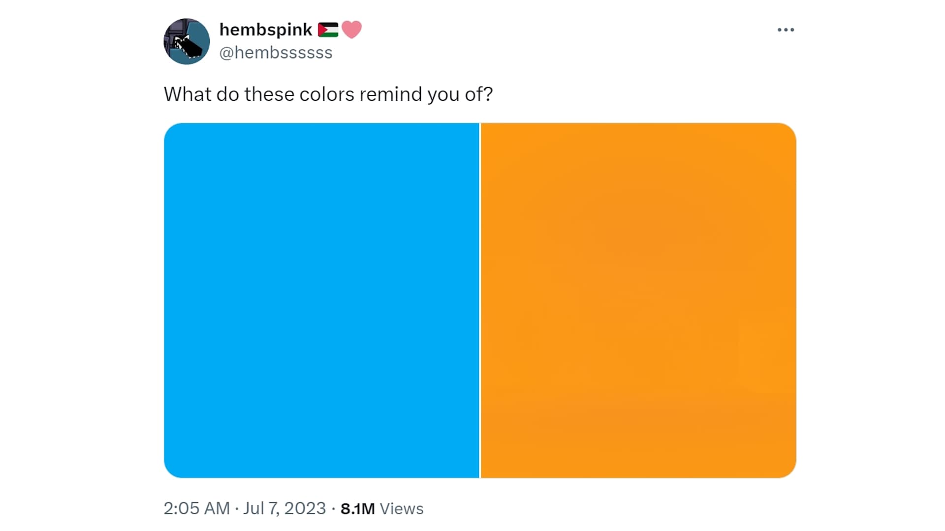 What Do These Colors Remind You Of? meme template - What Do These Colors Remind You Of