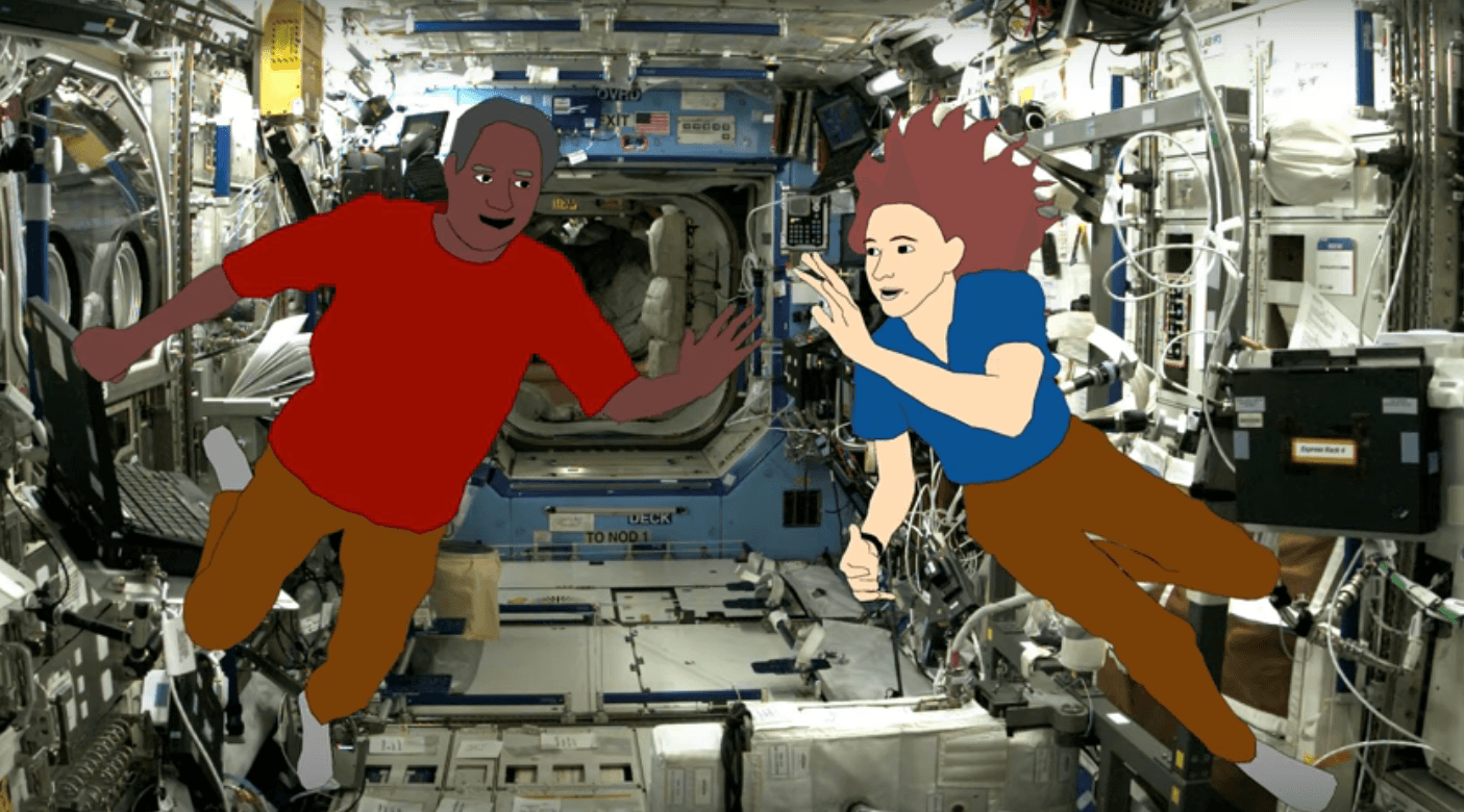 When You Nut In Space, It Push You Backwards meme template - When You Nut In Space