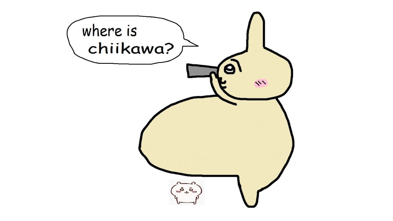 "Where Is Chiikawa?" Redraws meme template - Where Is Chiikawa Redraw Template