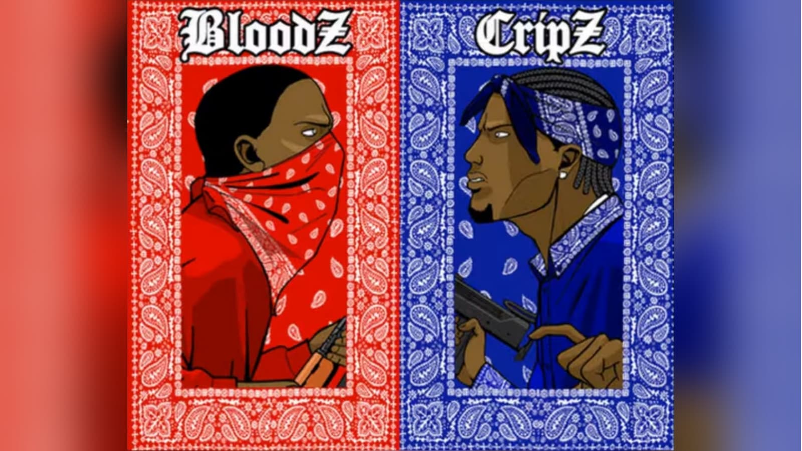 Which Side Are You On / Bloods vs. Crips meme template - Which Side Are You On