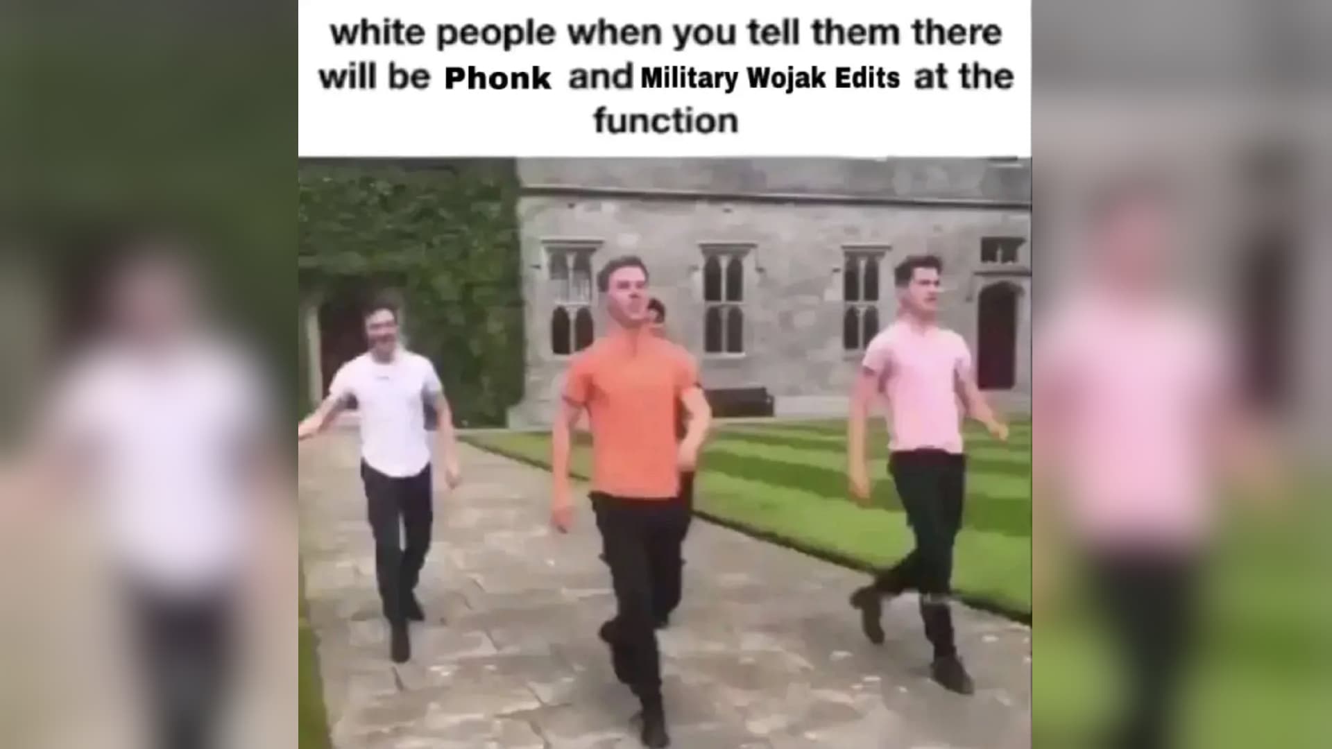 White People at the Function meme template - White People at the Function