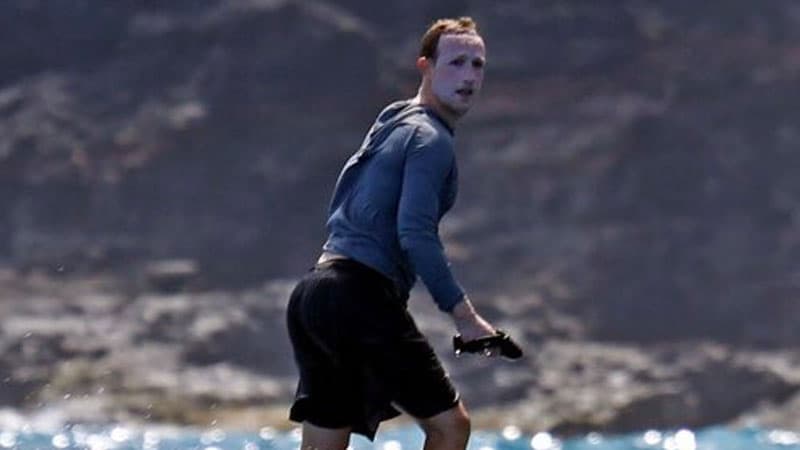 White Sunscreen Face Mark Zuckerberg meme template - Mark Zuckerberg Sunscreen