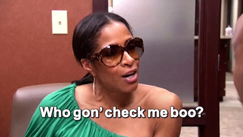 Who Gon Check Me Boo meme template - Who Gon Check Me Boo