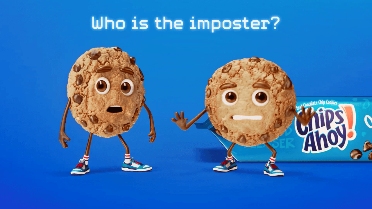 "Who Is The Imposter?" Chips Ahoy Ad meme template - Chips Ahoy Imposter